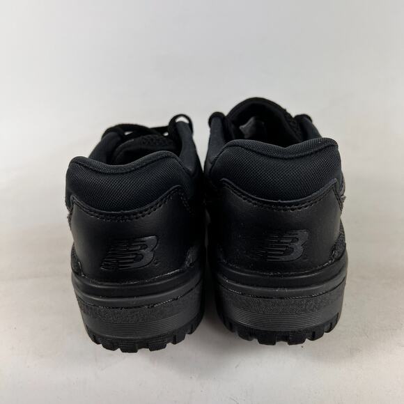 New Balance 550 athletic sneakers youth size 6.5 triple black minimalist NEW - Picture 7 of 12